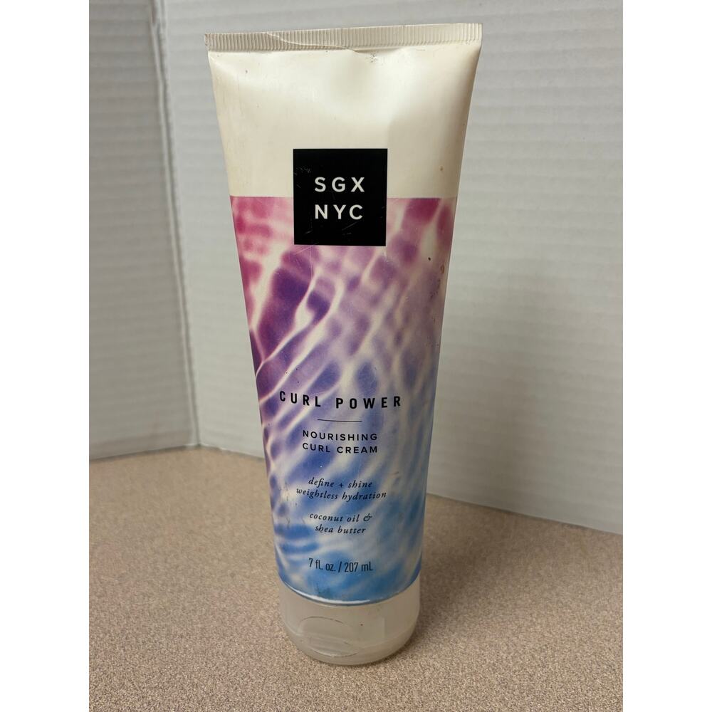 NEW SGX NYC Curl Power Nourishing Cream 7 fl oz Coconut Oil & Shea Butter